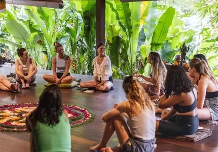 Présentations groupe formation yoga BALI